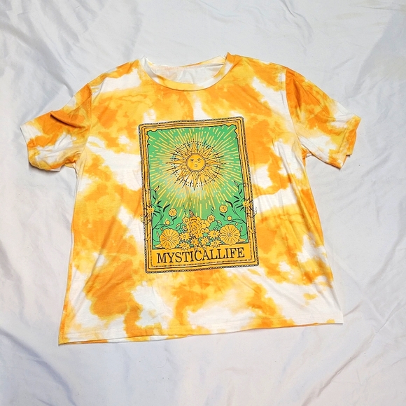 SHEIN Tops - Tie Dye Graphic Tshirt (L)